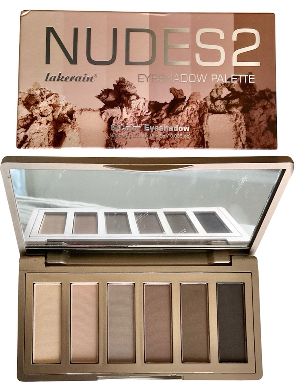 🆕 Beautiful NUDES2 Neutral Eyeshadow Palette w/mirror